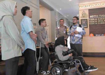 Layanan Ramah Disabilitas Polresta Malang Kota Mendapat Apresiasi Ombudsman RI Jatim
