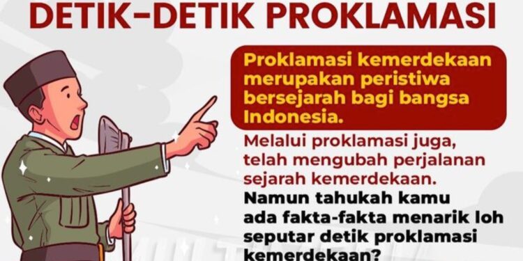 Tahukah Kamu, Ada Fakta Menarik Saat Detik-Detik Proklamasi