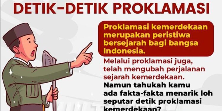 Tahukah Kamu, Ada Fakta Menarik Saat Detik-Detik Proklamasi