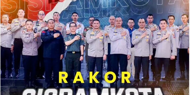 Kapolresta Malang Kota Pimpin Rakor Bimtek Gladi Posko dan TFG Sispamkota Rayon 6