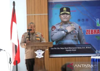 Ditlantas Polda Sulsel gelar latihan Praops Zebra Pallawa 2023