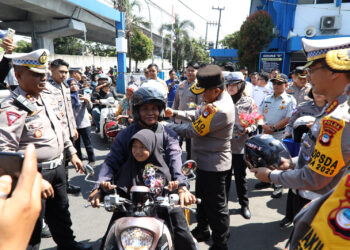 Sangat Humanis Kapolda Sulsel pimpin Kampanye Keselamatan kolaborasi dengan Stakeholder dan Mahasiswa