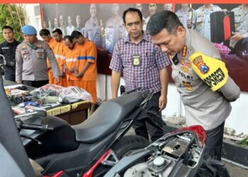 Polresta Malang Kota bekuk sindikat curanmor ubah nomor rangka