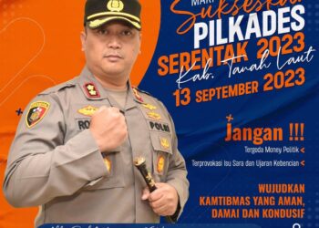 Kapolres Tanah Laut Mari Sukseskan Pemilihan Kepala Desa Serentak Tahun 2023