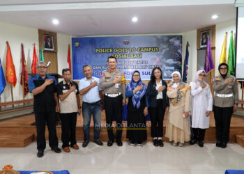 Tingkatkan Edukasi Dirlantas Polda Sulsel Gelar Acara Police Goes To Campus