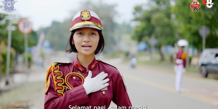 Ditlantas Polda Sulsel bersama Polisi Cilik Polres Luwu Timur Getol Sosialisasikan Keselematan Dalam Berlalu lintas