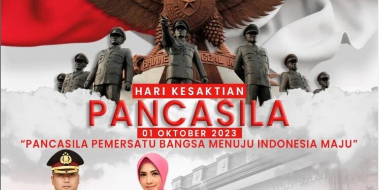 Kapolres Tanah Laut Pimpin Upacara Peringati Hari Kesaktain Pancasila Tahun 2023