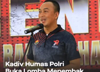 Kadiv Humas Polri Buka Pertandingan Menembak Pemimpin Redaksi
