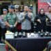 Cipta Kondisi Polisi Bersama TNI Polresta Malang Kota Amankan Ratusan Motor Knalpot Brong Yang Diduga Untuk Balap Liar