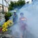 Cegah DBD, Sidokkes Polresta Malang Kota Lakukan Fogging