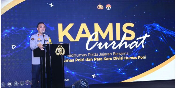 Gekar Kamis Curhat, Kadiv Humas Polri Berikan Wadah Mencari Solusi Bersama