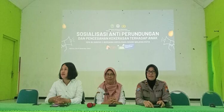 Kanit PPA Polresta Malang Kota Blusukan ke SD, Serius Cegah Perundungan Anak Sejak Dini