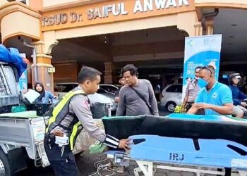 Cepat Dekat dan Bersahabat, Patwal Polresta Malang Kota Kawal Pasien Darurat