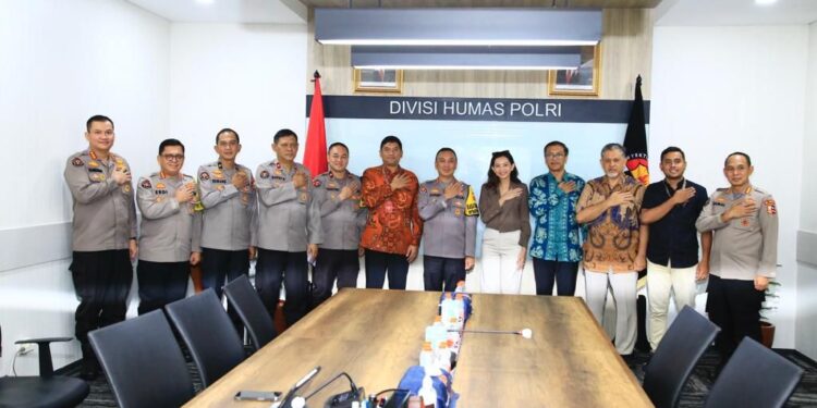 Humas Polri dan CNBC Perkuat Kolaborasi Edukasi Masyarakat