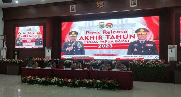 Polda Papua Barat Berhasil Sita Kurang Lebih 60 Kilogram Narkoba sepanjang Tahun 2023