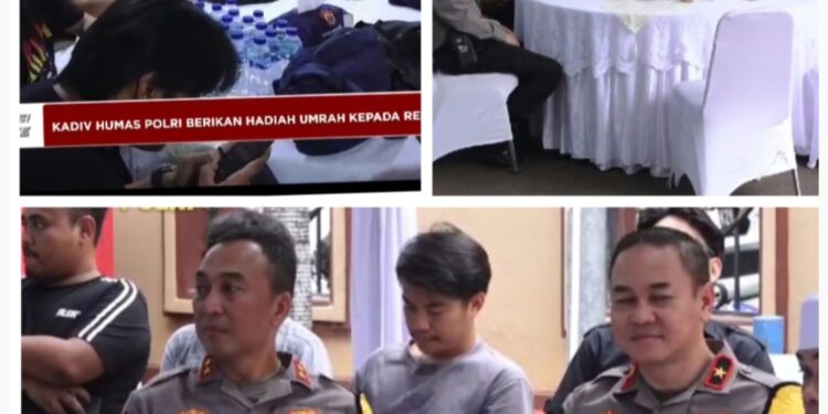 Berkah Ramadhan, Kadiv Humas Polri Berikan Hadiah 4 Orang Wartawan Pergi Umroh