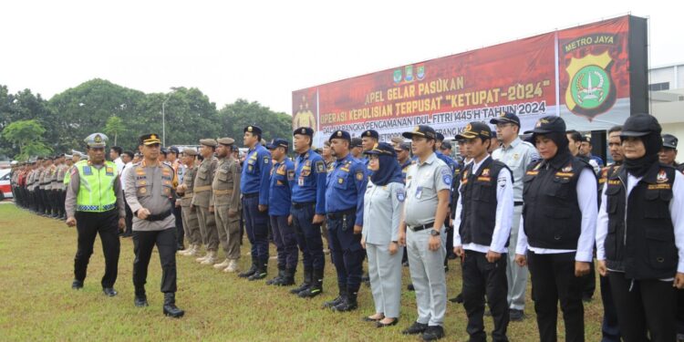 Pengamanan Idul Fitri 2024, Polres Metro Tangerang Kota Siagakan 1.416 Petugas Gabungan