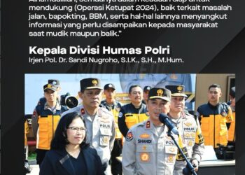 Apel Kesiapsiagaan Divhumas Polri Dalam Rangka Operasi Ketupat 2024