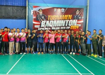 Peringati Hari Bhayangkara Ke-78, Polresta Malang Kota Gelar Turnamen Badminton Piala Kapolresta 2024