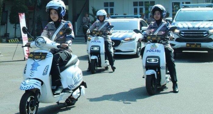 Usung Konsep Ramah Lingkungan, Polresta Malang Kota Luncurkan Tim Patroli Gunakan Motor Listrik