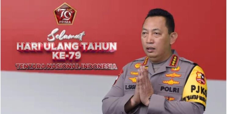 Kapolri Ucapkan HUT Ke-79 TNI: Kami Selalu Berdampingan, Saling Mendukung