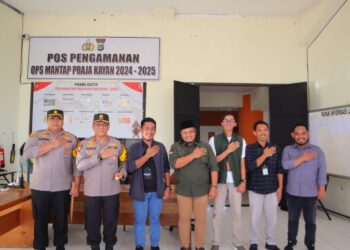 Kapolresta Bulungan Turut Mendampingi Kapolda Kaltara saat Melakukan Pengecekan Gudang Logistik Pemilu