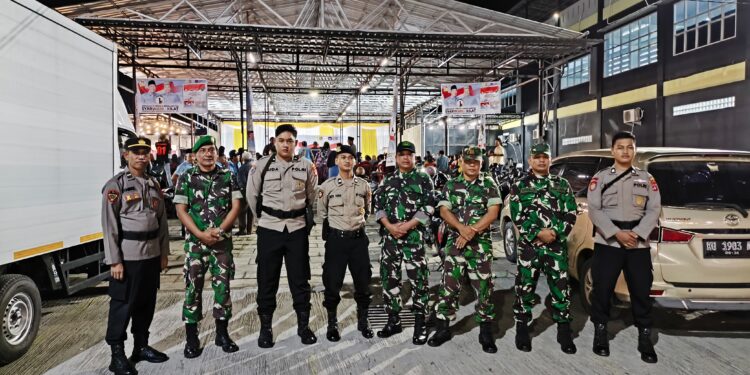 Pengamanan Kampanye Pertemuan Terbatas Pasangan Calon Bupati dan Wakil Bupati Bulungan