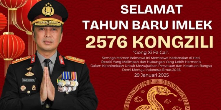 Kadiv Humas Polri Sampaikan Pesan Dalam Tahun Baru Imlek 2576 Kongzili