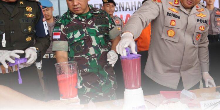 Polresta Bulungan Musnahkan Ribuan Pil Ekstasi dan Ratusan Gram Sabu
