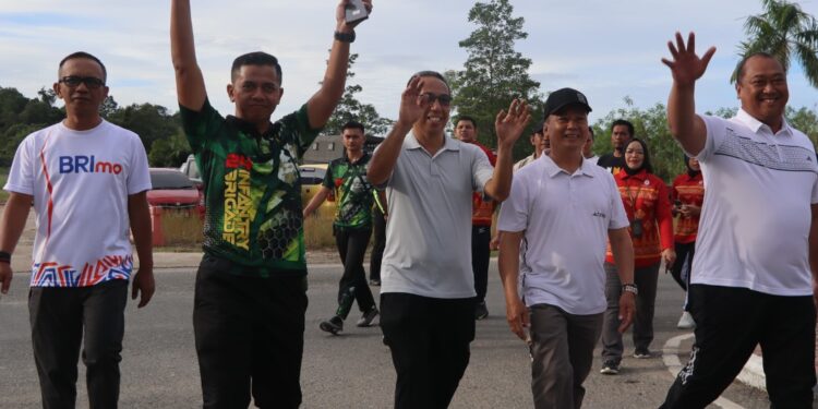 Semarak HUT Bhayangkara ke-79, Polresta Bulungan Gelar Olahraga Bersama Wujudkan Sinergi dan Kebugaran