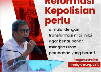 Rocky Gerung: Reformasi Kepolisian Harus Dimulai dari Transformasi Nilai