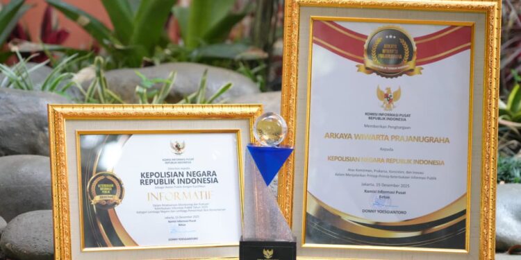 Tahun 2025 Polri Sabet Arkaya Wiwarta Prajanugraha dalam Monev KIP 