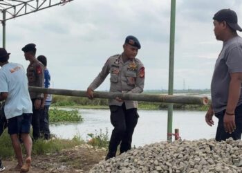 Blogger Polri : Jembatan Merah Putih Presisi Mulai Dibangun PMJ, Bantu Akses Warga Pebayuran Bekasi